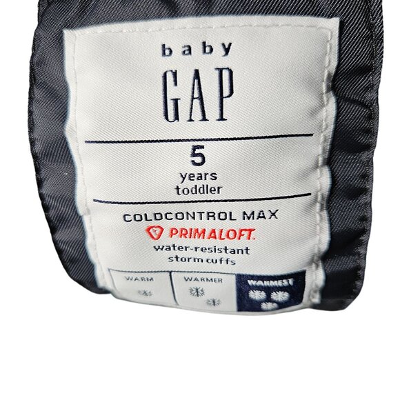 Baby Gap Toddler Boys ColdControl Max Coat With Hood & Storm Cuffs - Picture 5 of 6